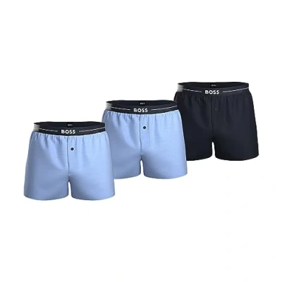 Abbildung von BOSS 3 PACK Boxershorts, Herren, Größe: XXL, Open blue