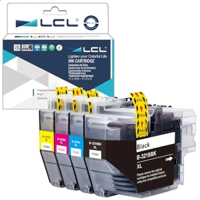 Abbildung von LCL LC3219XL Tintenpatrone Kompatible für Brother LC3219XLBK LC3219XLC LC3219XLM LC3219XLY MFC J5330DW J5335DW J5730DW J5930DW J6530DW J6930DW J6935DW (KCMY)