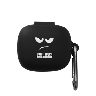 Abbildung von kwmobile Hülle kompatibel mit JBL Live Pro 2 TWS Silikon Kopfhörer Schutzhülle Case Cover Weiß Schwarz