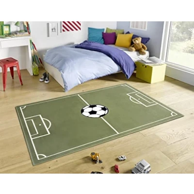 Abbildung von HANSE Home Teppich &quot;Estadio&quot;, rechteckig, Kinderteppich, Spielteppich, Spielunterlage, Fußball, Kinderzimmer
