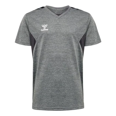 Abbildung von Hummel Authentic Sport Tshirt für Kinder, Größe: 116, Grey melange