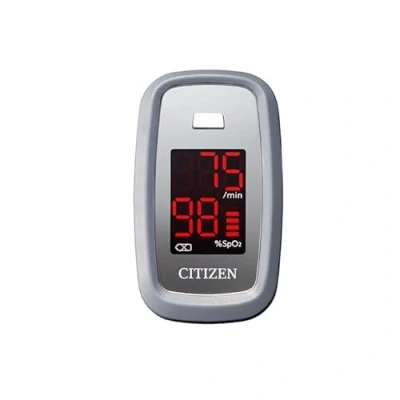 Abbildung von Citizen Pulsoximeter von Healthcare Systems Großes, leicht lesbares Display, Fingerclip, Pulsfrequenz und Blutsauerstoffsättigungsanzeige Batteriebetrieben
