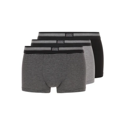 Abbildung von Jockey 3 PACK Panties, Herren, Größe: Large, Black/grey