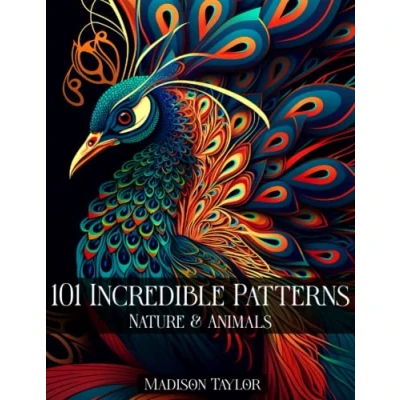 Abbildung von 101 Incredible Patterns An Easy Mindfulness Coloring Book for Adults Relaxation and Stress Relief Adult Nature &amp; Animals ... Relief)