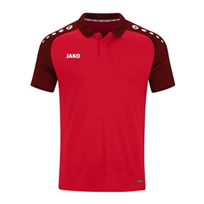 Abbildung von JAKO Poloshirt, Herren, Größe: 58/60, Rotschwarz