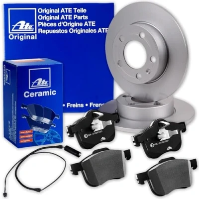 Abbildung von ATE Bremsscheiben 259mm + CERAMIC Beläge hinten passend für Mini F55 F56 F57