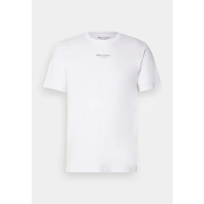Abbildung von Marc O&#039;Polo Short Sleeve LOGO Print Tshirt basic, Herren, Größe: Small, White