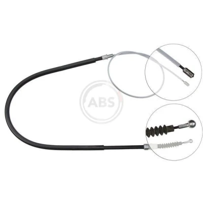 Abbildung von A.B.S. K13766 Handbremsseil 1590 Scheibenbremse für Links /Rechtslenker SKODA: Superb II Schrägheck