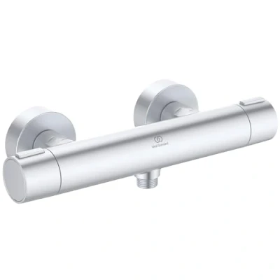 Abbildung von Brausethermostat Alu+ 1/2&#039;&#039; Abgang. Silber