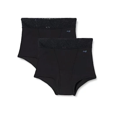 Abbildung von Sloggi Period Panty Menstruationsunterwäsche, Damen, Größe: Medium, Black