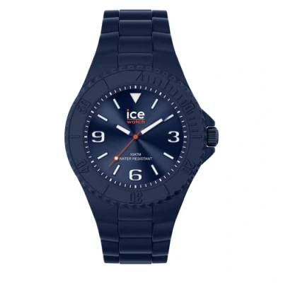 Abbildung von ICE Watch generation Dark blue Blaue Herrenuhr mit Silikonarmband 019875 (Large)