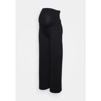 Abbildung von ONLY Maternity Olmfever WIDE Pants Stoffhose, Damen, Größe: XXL, Black