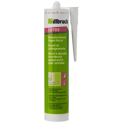 Abbildung von illbruck Bauanschlussfugen Acryl LD705 20% 310ml, Weiß