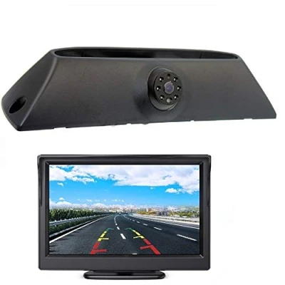 Abbildung von HD Auto Dritte Dach Top Mount Bremsleuchte Kamera Bremslicht Rückfahrkamera für IVECO Daily 4 Gen 2008 2014 +4.3&quot; Zoll DVD Monitor TFT Bildschirm LKW KFZ LCD Display