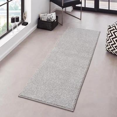 Abbildung von HANSE Home Läufer &quot;Pure 100&quot;, rechteckig, Kurzflor, Unifarben, Teppich, Modern, Wohnzimmer, Kinderzimmer, Flur