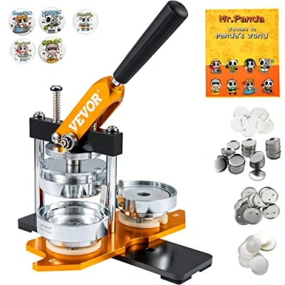 Abbildung von VEVOR Button Set Buttonmaschine 75 mm (3 Zoll) Badge Punch Press Kit, Kinder DIY