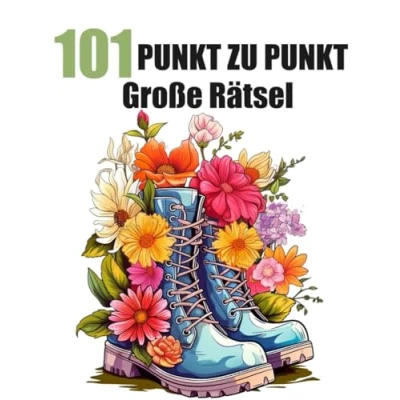 Abbildung von 101 Große Punkt zu Rätsel: Jumbo für Erwachsene und Senioren Landschaften, Tiere, Blumen Jahreszeiten