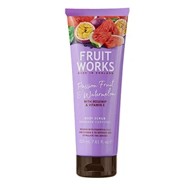 Abbildung von Fruit Works Passionfruit &amp; Watermelon Cruelty Free Vegan Body Scrub With Natural Extracts 1x 225ml