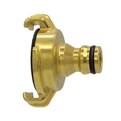 Abbildung von VARIOSAN Schnellkupplung auf Steckkupplung Adapter 12999, Messing blank, System Geka