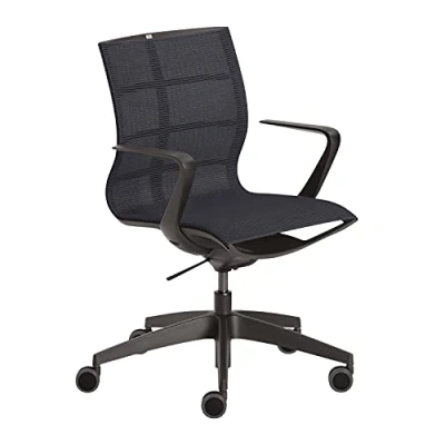 Abbildung von Sedus se:joy Bürostuhl, Drehstuhl, Konferenzstuhl, Designstuhl, Schreibtischstuhl Schwarz 86 x 78 99 cm