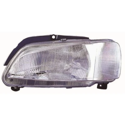 Abbildung von ABAKUS 550 1117R LD E Scheinwerfer rechts H4 glasklar mit Blinklicht für Rechtsverkehr Lampenträger ohne Stellmotor LWR P43t