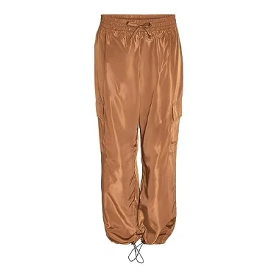 Abbildung von NOISY MAY Damen NMSKY HW Cargo RAINPANTS FWD NOOS Cargohose, Rubber/Detail:Black Trim, Medium