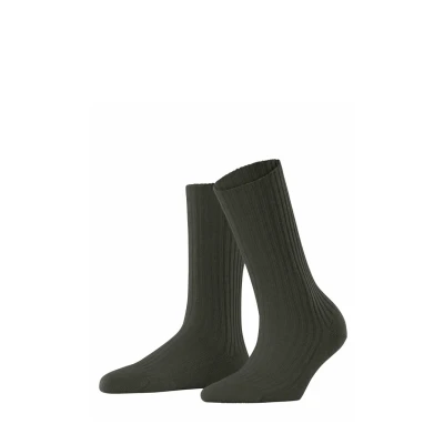 Abbildung von Falke COSY BOOT Socken, Damen, Größe: 35 38, Military