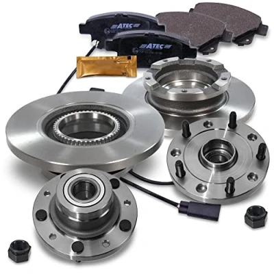Abbildung von BESTPRICE Bremsenset Hinterachse inkl. Bremsscheiben Ø 280 mm Voll + Bremsbeläge hinten Radlagersatz, Kompatibel mit FORD TRANSIT