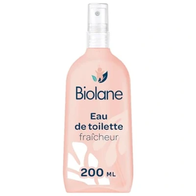 Abbildung von BIOLANE Eau de Toilette für Babys, frisch, Duft: Baby nach der Toilette, neue Formel Mädchen und Jungen, 200 ml