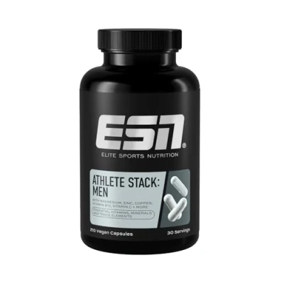 Abbildung von ESN Athlete Stack Men 2.0, 210 Kapseln, Alle essentiellen Vitamine und Mineralstoffe, vegan Made in Germany
