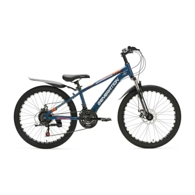 Abbildung von Generation M 760 Mountainbike 24 Zoll Blau mit Schutzblechen
