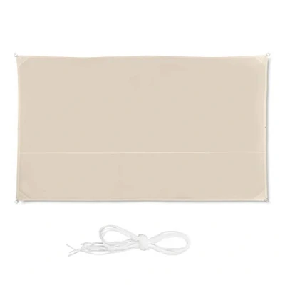 Abbildung von relaxdays Sonnensegel Rechteckiges beige, 2 x 4 m