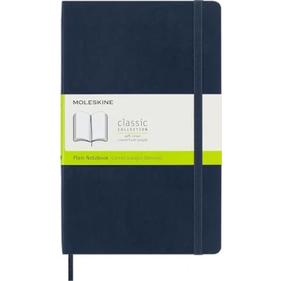 Abbildung von Moleskine Notizbuch Large Blanko Weicher Einband Saphir