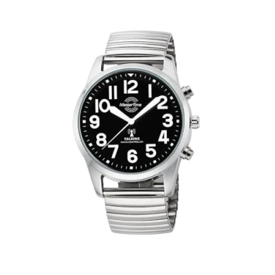 Abbildung von MASTER TIME Funkuhr Talking Watch, Armbanduhr, Quarzuhr, Herrenuhr, Datum