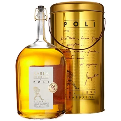 Abbildung von Poli Sarpa Oro di Grappa mit Geschenkverpackung (1 x 3 l)