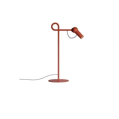 Abbildung von Kundalini LED Tischleuchte Bird, ziegelrot, Höhe 48 cm