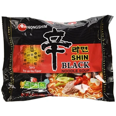 Abbildung von Nongshim Shin Ramyun BLACK 4.58 Oz 4 Packs (Made in USA)