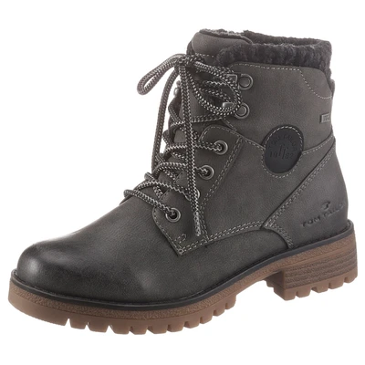 Abbildung von TOM Tailor Snowboot/Winterstiefel, Damen, Größe: 36, Coal Schuhe