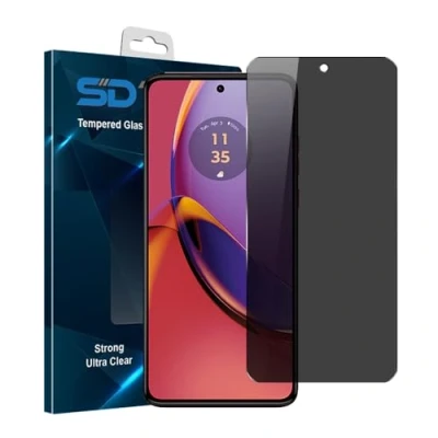 Abbildung von SDTEK Sichtschutz Für Motorola Moto G84 Displayschutz Aus Gehärtetem Glas, Anti Spähen