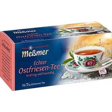 Abbildung von Meßmer Ostfriesen Tee 25 Teebeutel Glutenfrei Laktosefrei Vegan