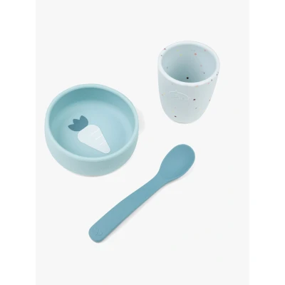 Abbildung von Done By Deer Silikon Geschirr Set, Blue