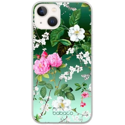 Abbildung von Babaco ERT Group Handyhülle für iPhone 13 Mini Original und offiziell Lizenziertes Muster Flowers 035 optimal an die Form des Handy angepasst, hülle aus TPU