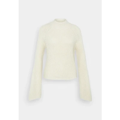 Abbildung von JDY Jdyjusty TINE SLIT Strickpullover, Damen, Größe: Medium, Birch