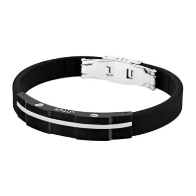 Abbildung von Lotus LS1316 2/2 Herren Armband PU / Edelstahl Schwarz