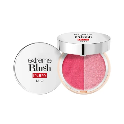 Abbildung von PUPA Blush Face Make Up Extreme Duo 140 Radiant Flamingo Glow Creamy