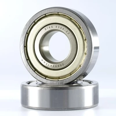 Abbildung von XiKe 2 Stück 6304 ZZ Kugellager 20x52x15mm Chromstahl und Doppelte Metalldichtung 6304Z Rillenkugellager mit Dichtungen