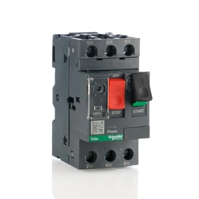 Abbildung von Schneider Electric GV2ME16 Motorschutzschalter, 3p, 9 14A, Tasterbetätigung, Schraubanschluss 45 x 89 78.2 mm