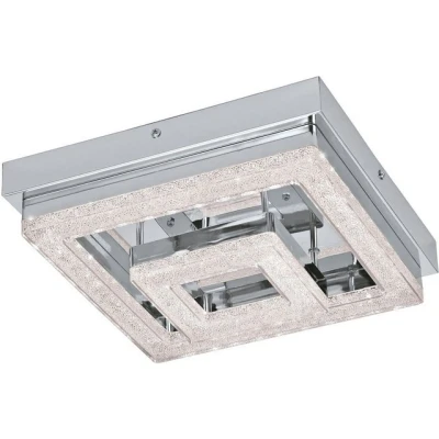Abbildung von Eglo 95659 Deckenleuchte Fradelo in chrom und, Kristall chrom, klar 12W L:24 H:6cm