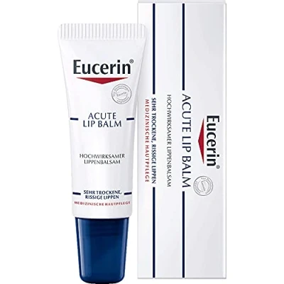 Abbildung von Eucerin LIP BALM Acute FÜR Trockene LIPPEN, Reichhaltige Lippenpflege Lippenbalsam, Damen, Größe: 10 ml,