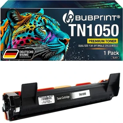 Abbildung von Bubprint Toner kompatibel als Ersatz für Brother TN 1050 TN1050 DCP 1510 1512 1610W 1612W MFC 1810 1910W HL 1110 1112 1210W 1212W Schwarz